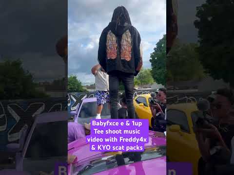 Babyfxce E and 1up Tee  shoot music video with Freddy4x & KYO  scat packs