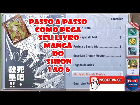 MANGA  DO SHION+ COMO PEGA SEU LIVRO DE FORMA FACIL  SAINT SEIYA AWAKENING