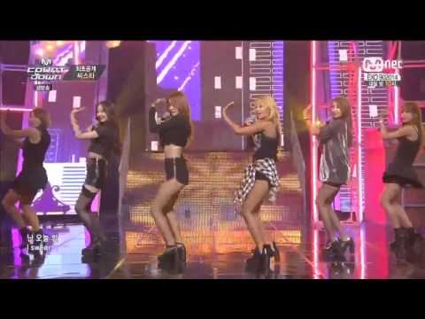 140829 SISTAR - I Swear @ M! Countdown (Comeback Stage) [1080p]