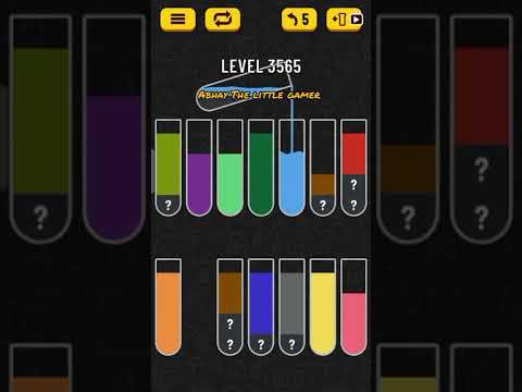 Water sort puzzle level 3565
