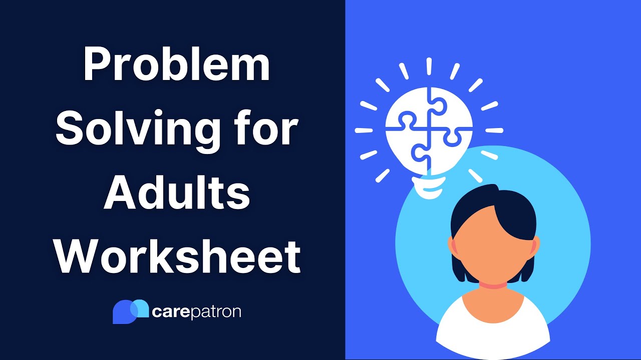 Problem Solving for Adults Worksheets