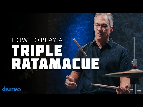 How To Play A Triple Ratamacue - Drum Rudiment Lesson