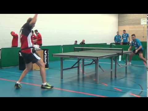 Tischtennis Oberliga Windsbach vs Schwabhausen II 20151107 5 Seibot vs Manuel Kupfer