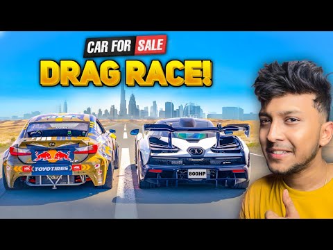 FINALLY DRAG RACE WITH MY MODIFIED NISSAN GTR - Car For Sale | Techno Gamerz EP 28