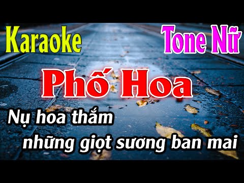 Phố Hoa Karaoke Tone Nữ Karaoke Lâm Organ - Beat Mới