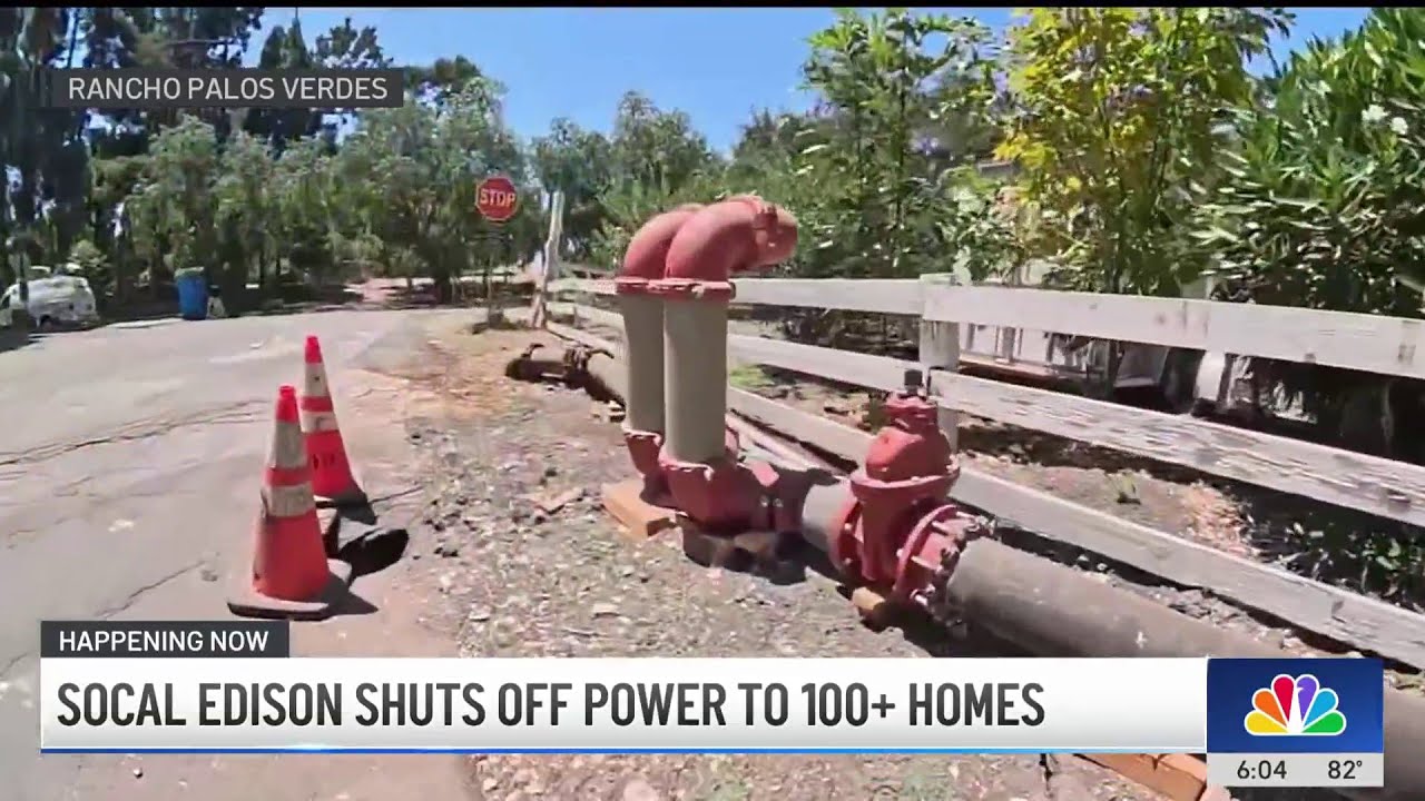 SoCal Edison shuts off power to more than 100 Rancho Palos Verdes homes