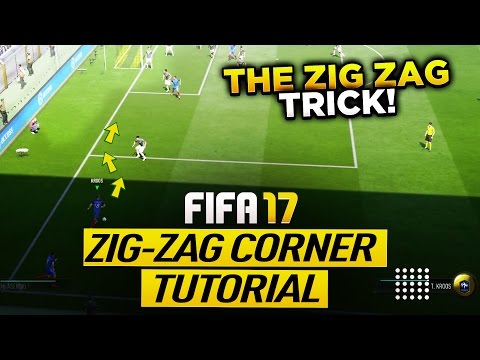FIFA 17 AFTER PATCH GAME CHANGER ZIG-ZAG CORNER KICK TUTORIAL - HOW TO SCORE GOALS IN FUT CHAMPIONS