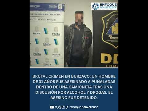 #Burzaco | 🚨DISCUTIERON POR DROGAS Y ALCOHOL, LO MATÓ A PUÑALADAS Y LO DEJÓ ADENTRO DE UNA CAMIONETA