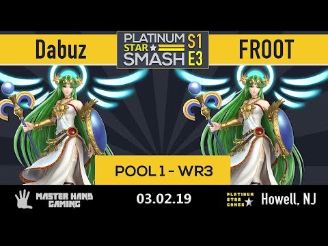 Platinum Star Smash S1:E3 - Dabuz (Palutena) vs FROOT (Palutena) - Pool 1 WR3