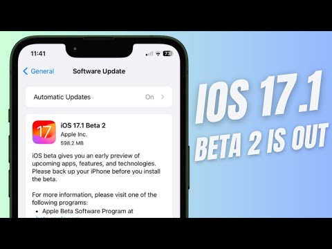 iOS 17.1 Beta 2 is out