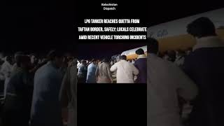 Passenger Coach Reaches , safely Locals Celebrate Amid Recent Vehicle Torching #balochistandispatch