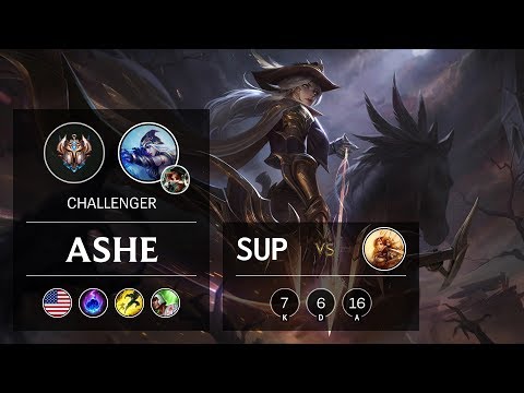 Ashe Support vs Leona - NA Challenger Patch 9.24