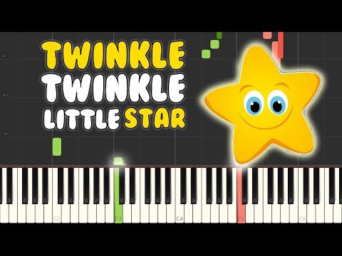 Twinkle, Twinkle, Little Star (12 Variations) - Mozart [Piano Tutorial] (Synthesia)