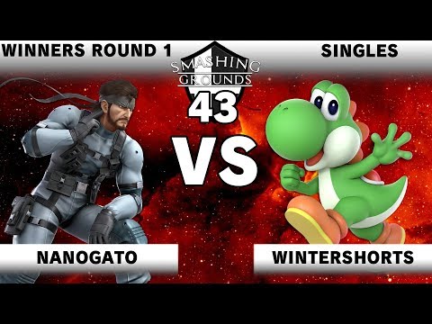 Smashing Grounds 43 Winners Rd 1 - NanoGato [Snake] v WinterShorts [Yoshi]