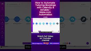 How to Automate Tutoring Bookings with Calendly & Airtable #makecom #chatgpt #trending #tutorial