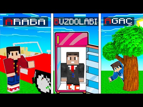 ALFABETİK SIRAYLA SAKLAMBAÇ - Minecraft