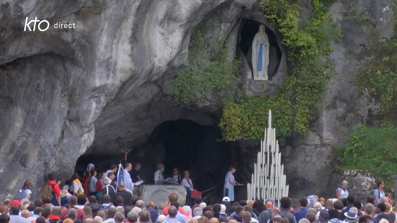 Chapelet du 21 août 2024 à Lourdes