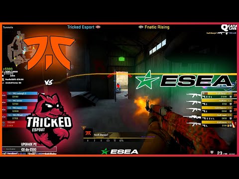 fnatic Rising vs Tricked | ESEA S39 EU - CSGO Advanced - HiGHLiGHTS | CSGO