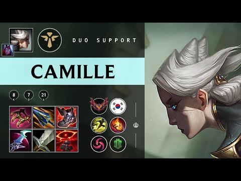 Camille Support vs Senna - KR Grandmaster Patch 25.22