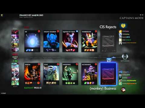 Monkey Business vs CIS Rejects - Major EU Qualifer - Game 2 [Ger]