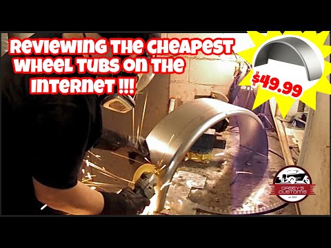 REVIEWING THE CHEAPEST WHEEL TUBS ON THE INTERNET! TRAILER FENDERS, INNER FENDER. BUILDING REAR TUBS