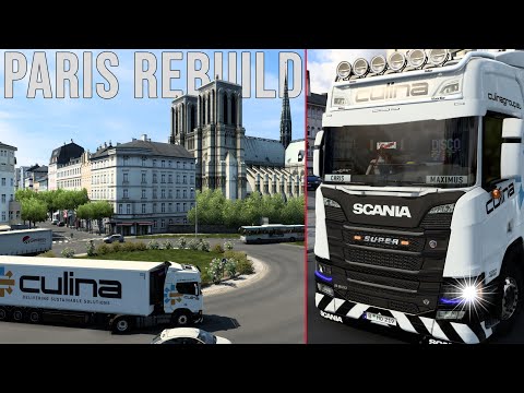 ETS2 Paris Rebuild v3.3 - Mit dem SCANIA durch Paris [2423] EURO TRUCK SIMULATOR 2
