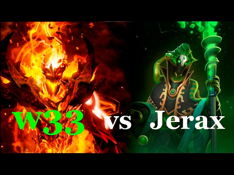 w33 vs Jerax | Shadow Fiend vs Rubick | Comeback | Gameplay | Highlights — Dota 2