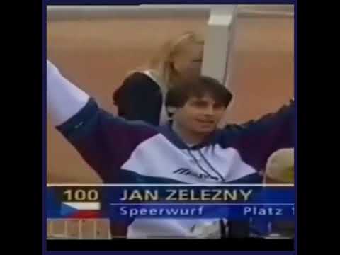 Jan Zelezny, Czech Republic Javelin Thrower, Sets World Record At 1996 Athletics Meet