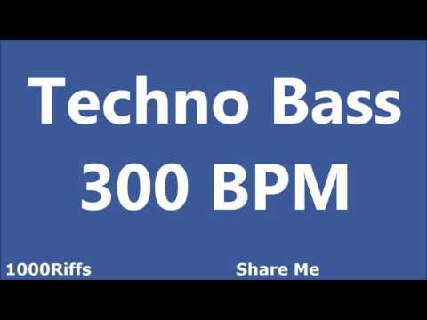 Techno Bass E2 Metronome : 300 BPM