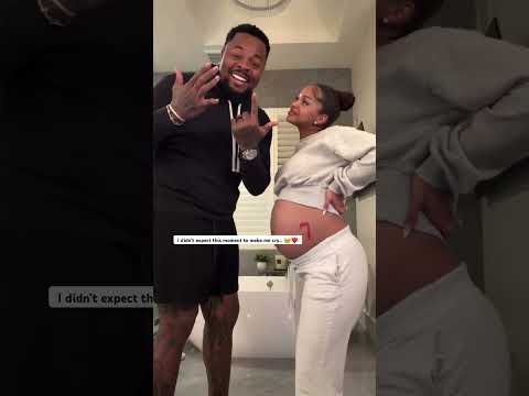 Watching him love our baby is the sweetest thing ever 🥹❤️#couplecomedy #explore #shorts