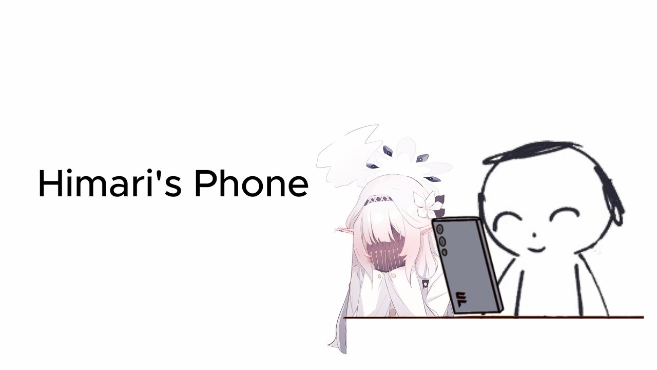 Himari's Phone got the cute stuff (Blue Archive)