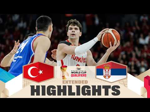 Türkiye 🇹🇷 v Serbia 🇷🇸 | Extended Highlights | FIBA Basketball World Cup 2027 European Qualifiers