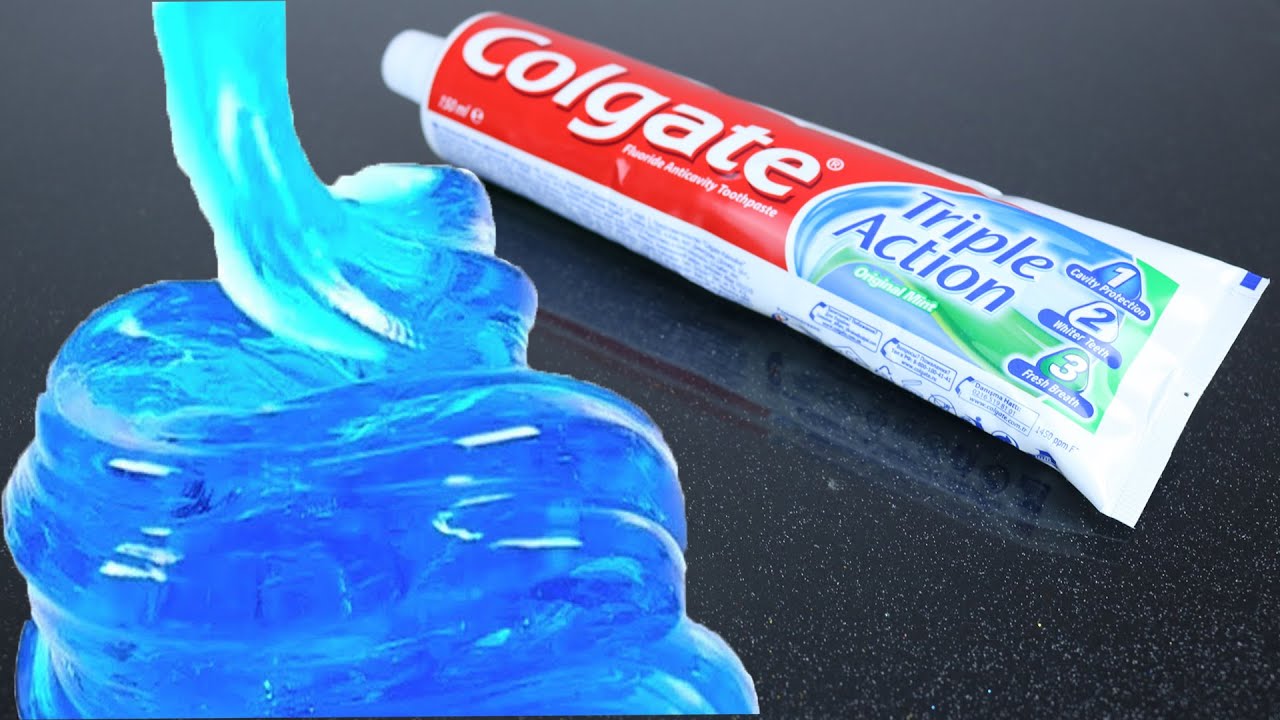 Real 1 ingredient Slime! Only Toothpaste and Salt ,NO GLUE ...