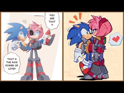 Rusty Rose is Sonic's TALL ROBOT GF?! (Sonic Comic Dub)