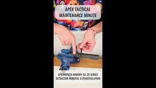 How to Remove and Reinstall the Springfield SA-35 Extractor | Apex Tactical Maintenance Minute