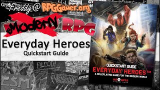 Everyday Heroes: Quickstart Guide (Evil Genius Productions, 2022) | Modern RPG
