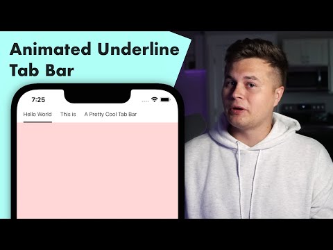 How to Make an Animated Underline Tab Bar! (SwiftUI)