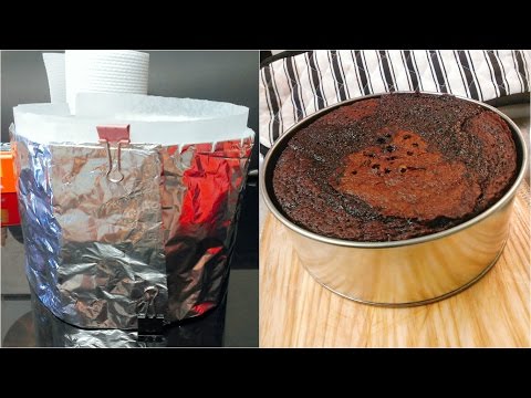 How to make DIY Baking Strip + achieve that Perfect Flat Top cake