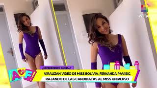 Amor y Fuego - NOV 22 - VIRALIZAN VIDEO DE MISS BOLIVIA RAJANDO DE LAS CANDIDATAS | Willax