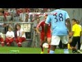 Fernandinho Legt Linienrichter Um I Audi Cup 2013 Bayern München Manchester City