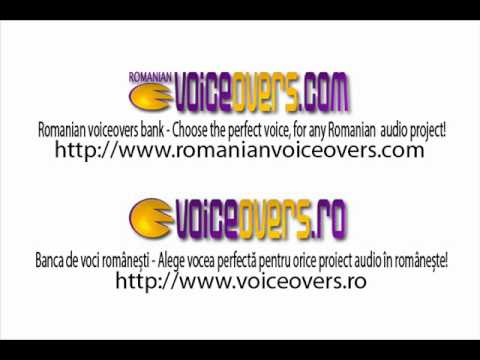 Romanian Voice Bank - Marius Iftimovici - Romanian male professional voiceover - Phone Prompts