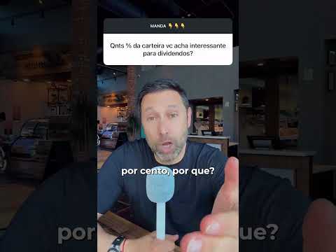 QUANTO DA SUA CARTEIRA DEVE ESTAR EM DIVIDENDOS? | QUAL É O PERCENTUAL IDEAL?