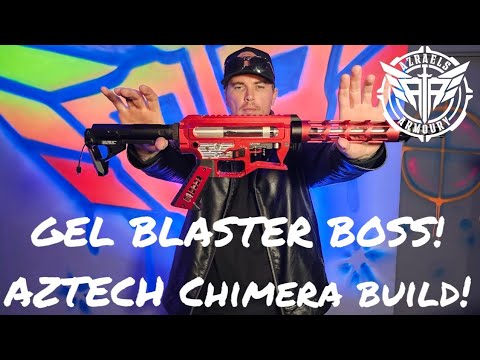 Max Upgraded Aztech Innovations Chimera Gel Blaster with the new Magnetech gearbox!