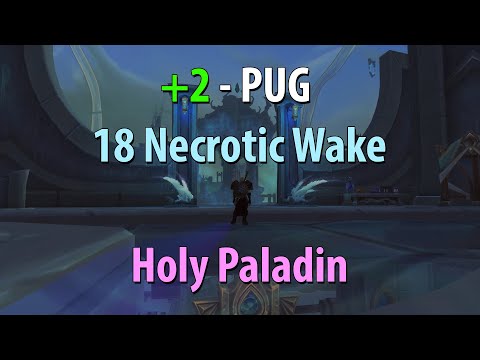 +18 Necrotic Wake - Fortified, Spiteful, Grievous - Holy Paladin - WoW Mythic+