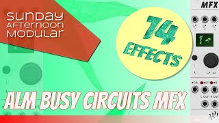 Video thumbnail for ALL THE EFFECTS YOU NEED IN ONE MODULE: ALM BUSY CIRCUITS MFX by SundayAfternoonModular