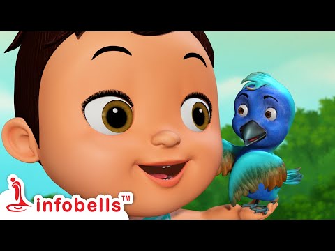 पहाट झाली, सांगतं कोण? | Marathi Rhymes & Balgeet | Infobells