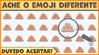 ENCONTRE O EMOJI DIFERENTE! Muitos no conseguem!