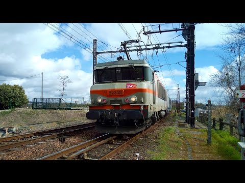 De Limoges Bénédictins à Paris Austerlitz en cabine de la BB22280