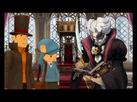 Professor Layton vs. Ace Attorney - 100% Walkthrough - Part 37: Butler's Room