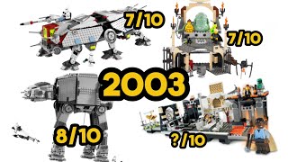 Grading EVERY LEGO Star Wars Set from 2003